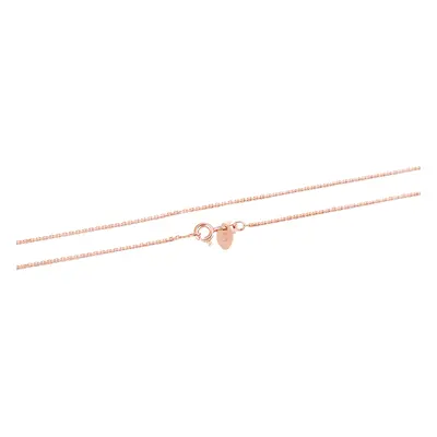 Beneto Exclusive Pozlacený stříbrný řetízek Anker AGS1286-ROSEGOLD 42 cm