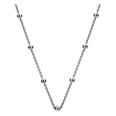 Hot Diamonds Stříbrný řetízek Emozioni Silver Cable with Ball Chain CH001