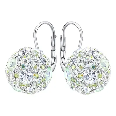 Silvego Okouzlující stříbrné náušnice se třpytivými krystaly Swarovski silvegob36120w