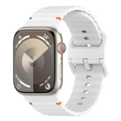 4wrist Řemínek ze silikonu pro Apple Watch 38/40/41 mm - White