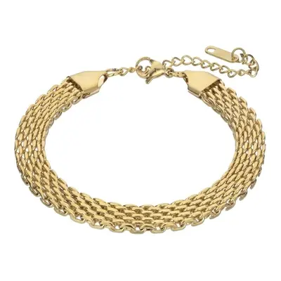 Marc Malone Módní pozlacený náramek Camille Gold Bracelet MCB23054G