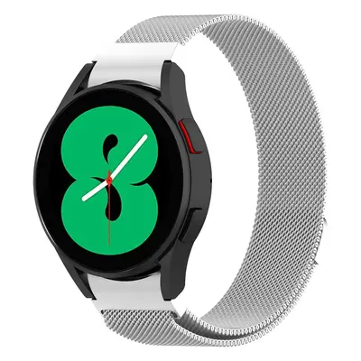 4wrist Milánský tah s magnetickým zapínáním pro Samsung Galaxy Watch 6/5/4 - Silver