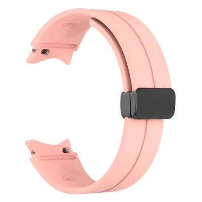 4wrist Silikonový řemínek s černou sponou pro Samsung Galaxy Watch 6/5/4 - Pink