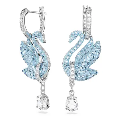 Swarovski Úchvatné labutí náušnice 2v1 s krystaly Iconic Swan 5660593