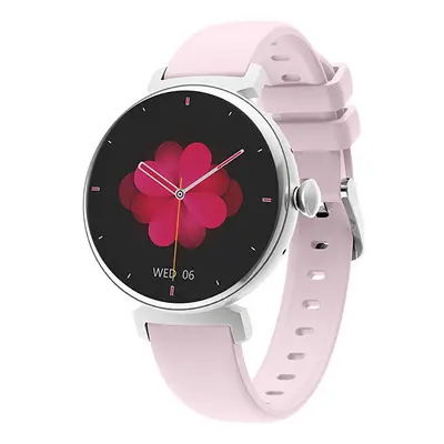 Wotchi AMOLED Smartwatch DM70 – Silver - Pink