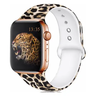 4wrist Silikonový řemínek pro Apple Watch - Leopardí 38/40/41 mm