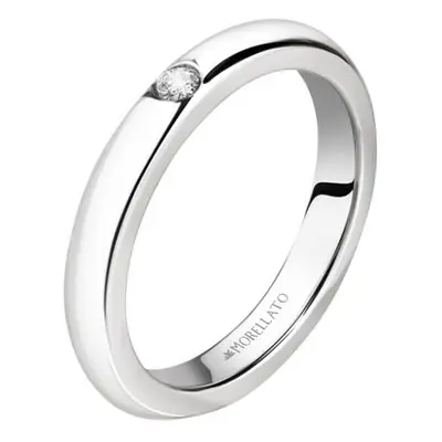 Morellato Ocelový prsten s krystalem Love Rings SNA46 56 mm