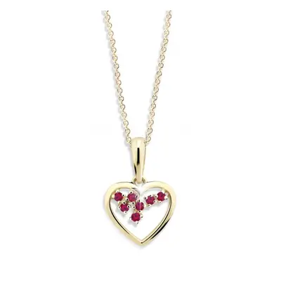 Cutie Jewellery Romantický přívěsek ze žlutého zlata Z6299-1606-40-40-X-1