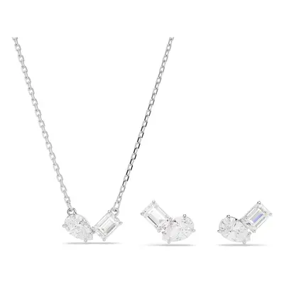 Swarovski Elegantní sada šperků s krystaly Mesmera 5665829 (náušnice, náhrdelník)