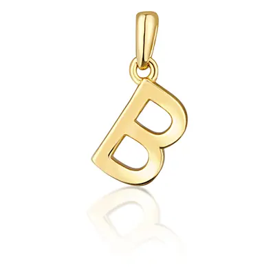 JVD Minimalistický pozlacený přívěsek písmeno "B" SVLP0948XH2GO0B