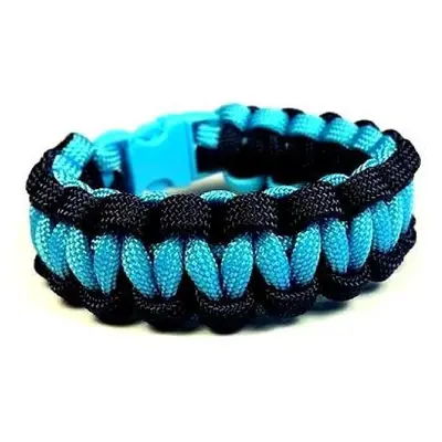 Cordell Paracord náramek Solomon Černá-Modrá M ( 18 - 19 cm )