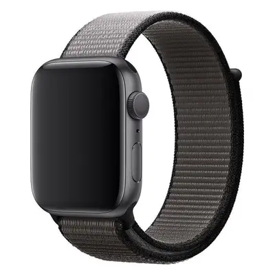 4wrist Provlékací sportovní řemínek pro Apple Watch - Černá/Šedá 38/40/41 mm