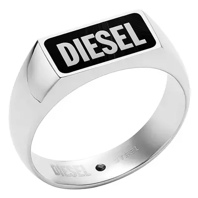 Diesel Slušivý prsten s černým smaltem DX1512040 60 mm