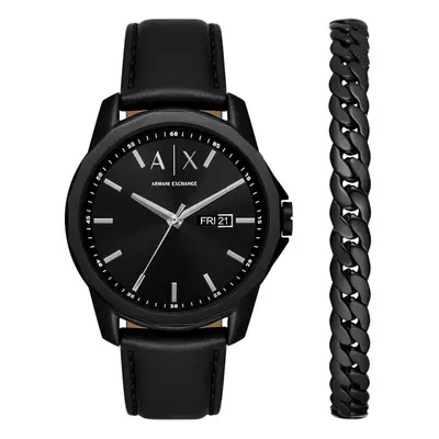 Armani Exchange Dárkový set Leren + náramek AX7147SET