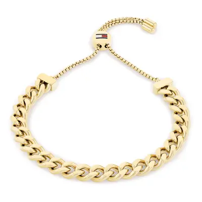 Tommy Hilfiger Slušivý pozlacený náramek Sliding Chains 2780776