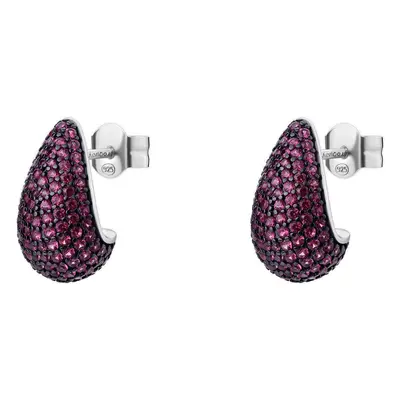 Brosway Visací náušnice Tear drop Passion Ruby Fancy FPR123