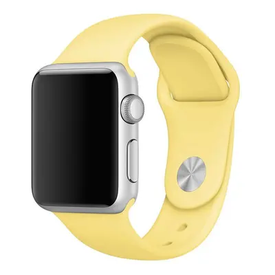 4wrist Silikonový řemínek pro Apple Watch - Žlutá 42/44/45/49 mm - S/M