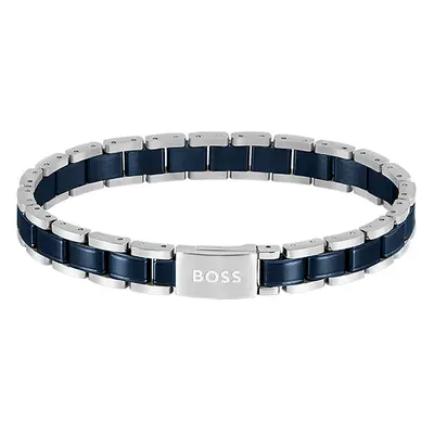 Hugo Boss Stylový bicolor náramek pro muže Metal Links Essentials 1580664