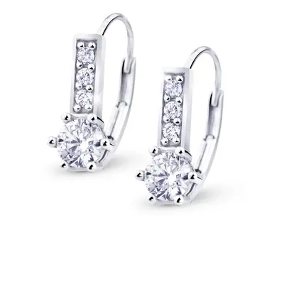 Cutie Diamonds Okouzlující náušnice z bílého zlata s diamanty DZ8057-55-00-X-2