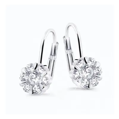 Cutie Diamonds Okouzlující visací náušnice z bílého zlata s diamanty DZ8039-55-00-X-2