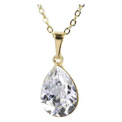 Levien Elegantní dámský náhrdelník Pear Crystal