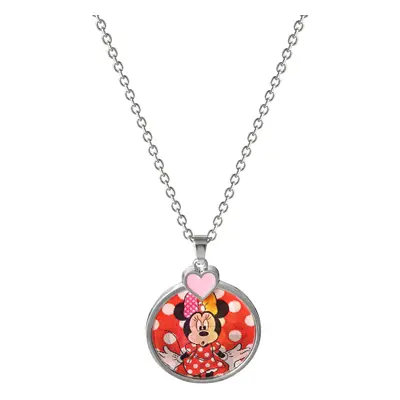 Disney Slušivý dívčí náhrdelník Minnie Mouse NH00544RL-16