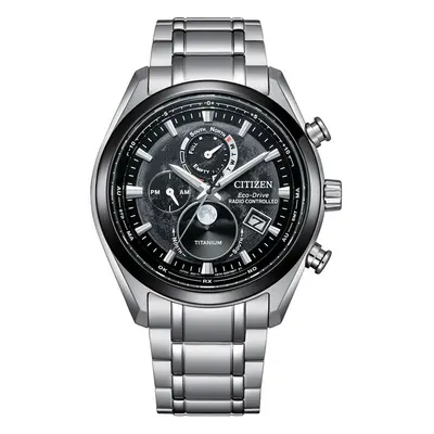 Citizen Tsukiyomi Moonphase Eco-Drive Radio Controlled Super Titanium BY1018-80E