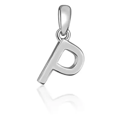 JVD Minimalistický stříbrný přívěsek písmeno "P" SVLP0948XH2000P