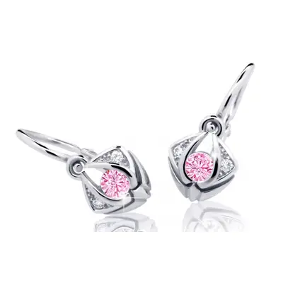 Cutie Jewellery Krásné dětské náušnice z bílého zlata C2217-10-X-2 bílá