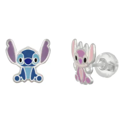 Disney Stříbrné asymetrické náušnice Lilo & Stitch ES00088SL.CS