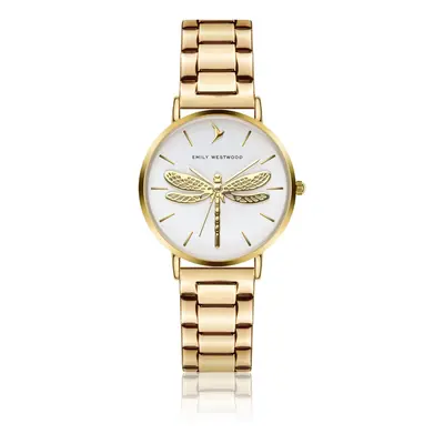 Emily Westwood Matt White Watch Classic Dragonfly EGG-4218GQ