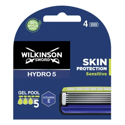 Wilkinson Sword Náhradní hlavice Hydro 5 Skin Protection Sensitive 4 ks