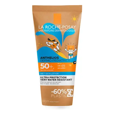 La Roche Posay Dětské mléko na vlhkou pokožku SPF 50 Anthelios (Dermo-Pediatrics Wet Skin Lotion