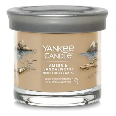 Yankee Candle Aromatická svíčka Signature tumbler malý Amber & Sandalwood 122 g