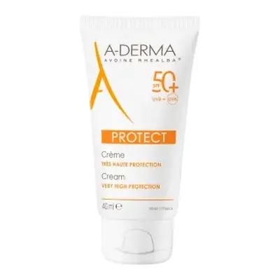 A-DERMA Ochranný krém pro suchou pleť SPF 50+ Protect (Sun Cream) 40 ml