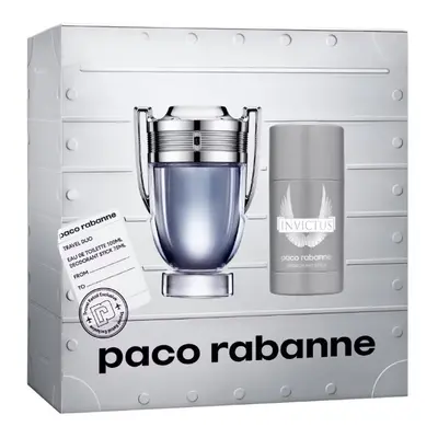 Rabanne Invictus - EDT 100 ml + tuhý deodorant 75 ml