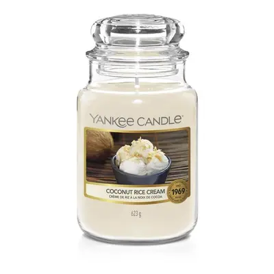 Yankee Candle Aromatická svíčka Classic velká Coconut Rice Cream 623 g