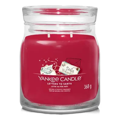 Yankee Candle Aromatická svíčka Signature sklo střední Letters to Santa 368 g