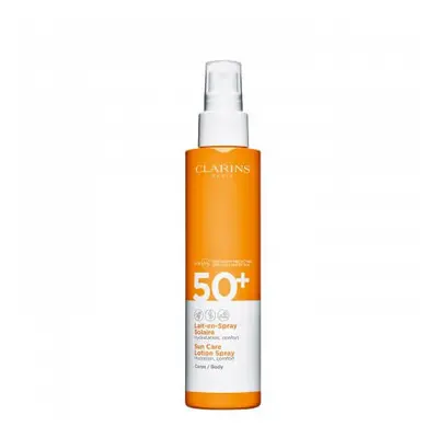 Clarins Opalovací mléko na tělo ve spreji SPF 50+ (Sun Care Lotion Spray) 150 ml