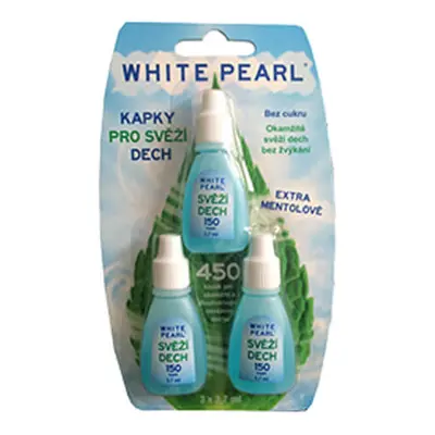 VitalCare Kapky pro svěží dech White Pearl 3 x 3,7 ml