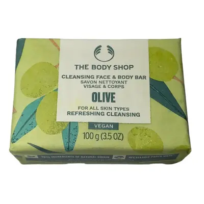 The Body Shop Tuhé mýdlo na obličej a tělo Olive (Cleansing Face & Body Bar) 100 g