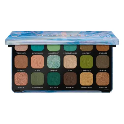 Revolution Paletka očních stínů Crystal Aura Forever Flawless Aventurine (Shadow Palette) 19,8 g