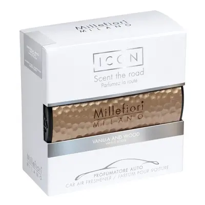 Millefiori Milano Vůně do auta Icon Metal Shades Vanilla and Wood 47 g