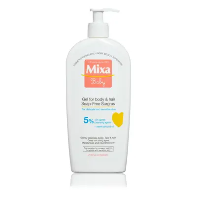 Mixa Extra vyživující mycí Baby gel na tělo a vlásky 5% 400 ml