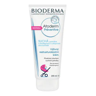 Bioderma Výživný restrukturalizační krém pro suchou pokožku Atoderm (Atoderm Préventive) 200 ml