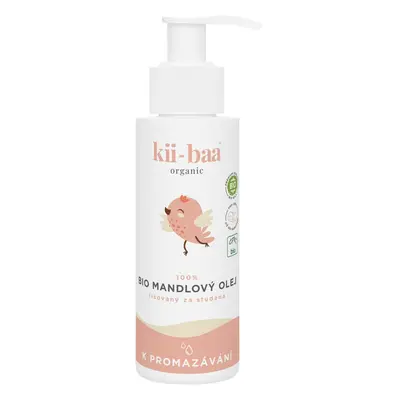 kii-baa organic Bio mandlový olej na tělo 100 ml