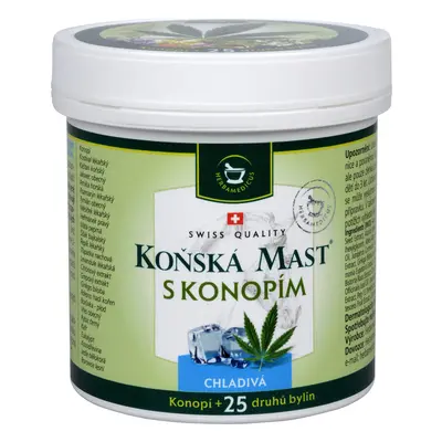 Herbamedicus Koňská mast chladivá s konopím 250 ml