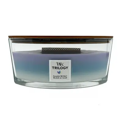 WoodWick Vonná svíčka loď Trilogy Calming Retreat 453,6 g