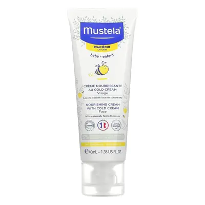 Mustela Dětský vyživující krém na obličej se včelím voskem pro suchou pleť (Nourishing Face Crea