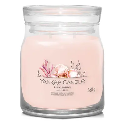 Yankee Candle Aromatická svíčka Signature sklo střední Pink Sands 368 g